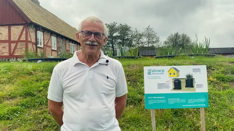 Bjäre Härads Hembygdsförening har ett ACT Bioreningsverk